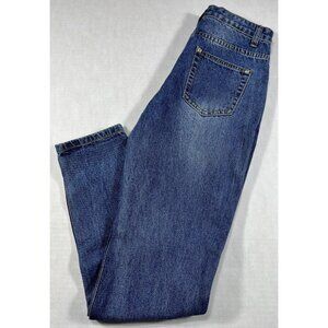 Pretty Little Thing Jeans Women's Size 2 Petite Blue Denim Mom Midwash Straight